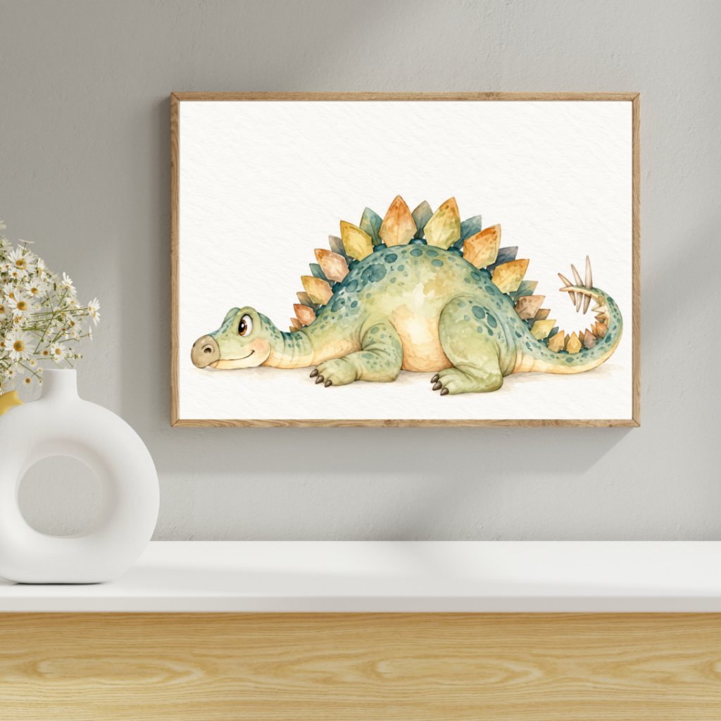 pinselli mockup stegosaurus